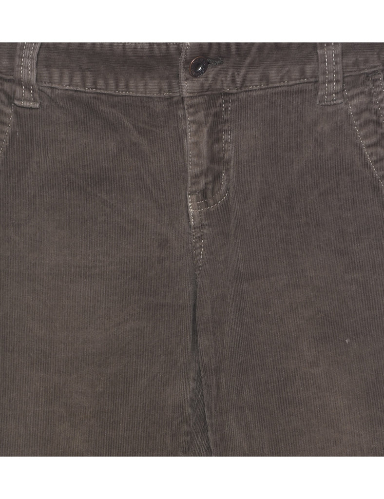 Boot Cut Corduroy Trousers - W30 L28