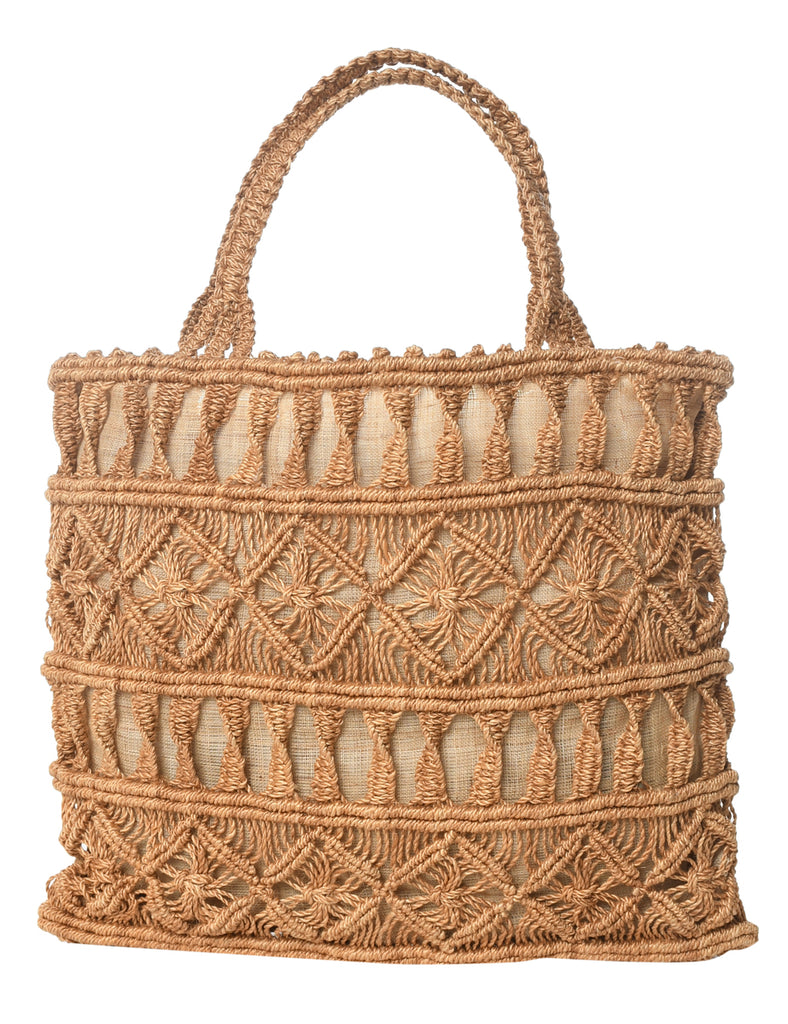 Brown Basket Bag - M