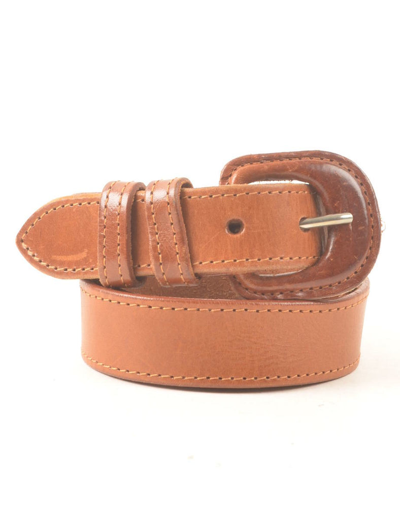 Brown Leather Belt - M