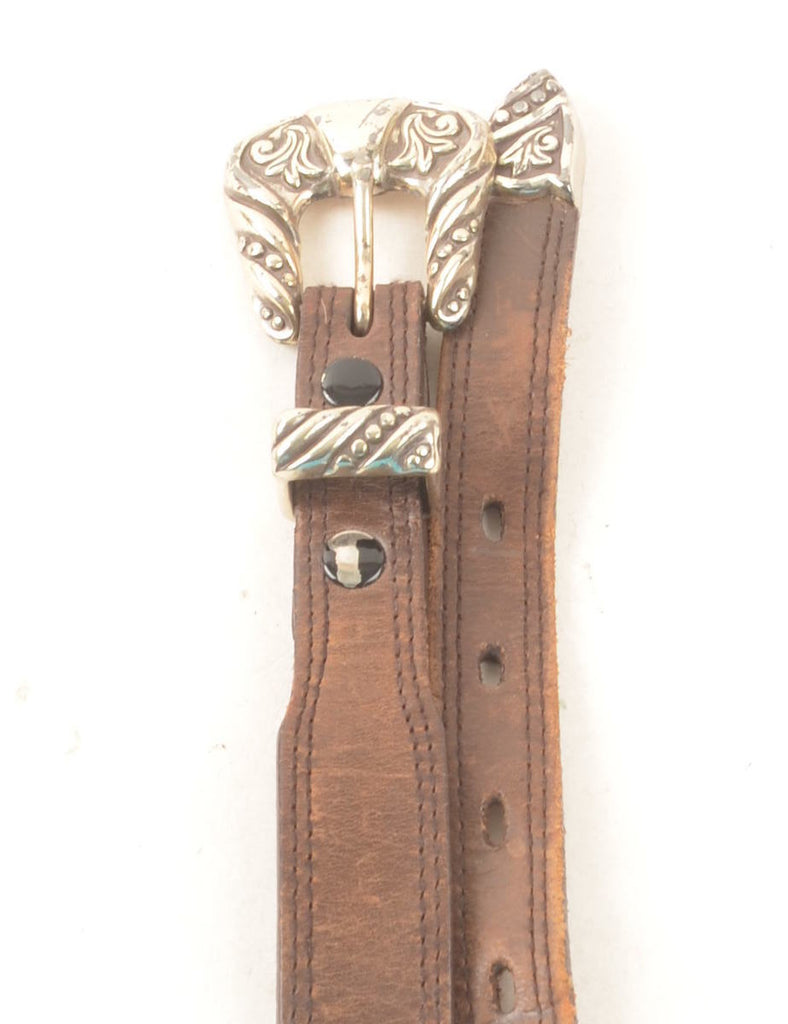 Brown Leather Belt - M