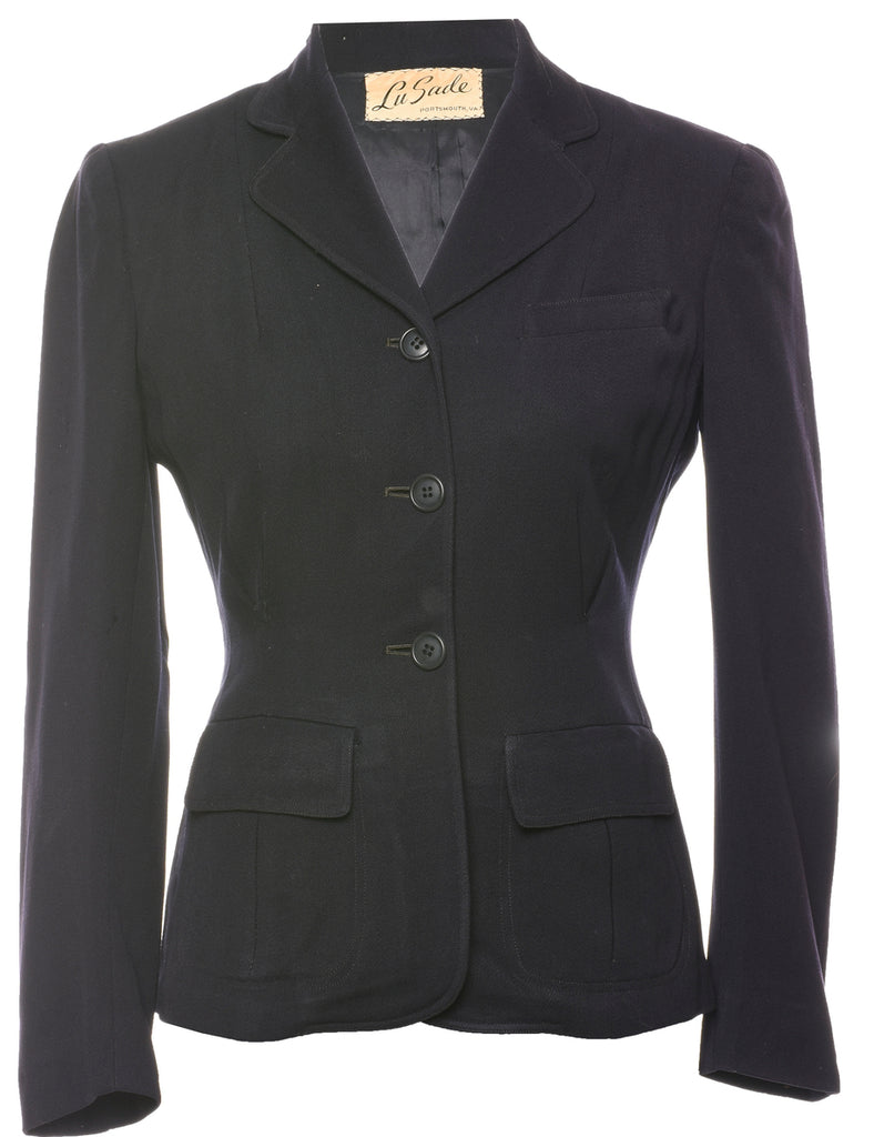 Button Front Blazer - XS