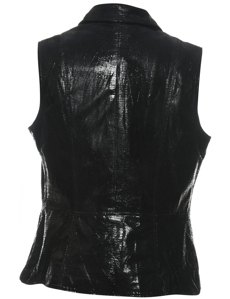 Button Front Waistcoat - M