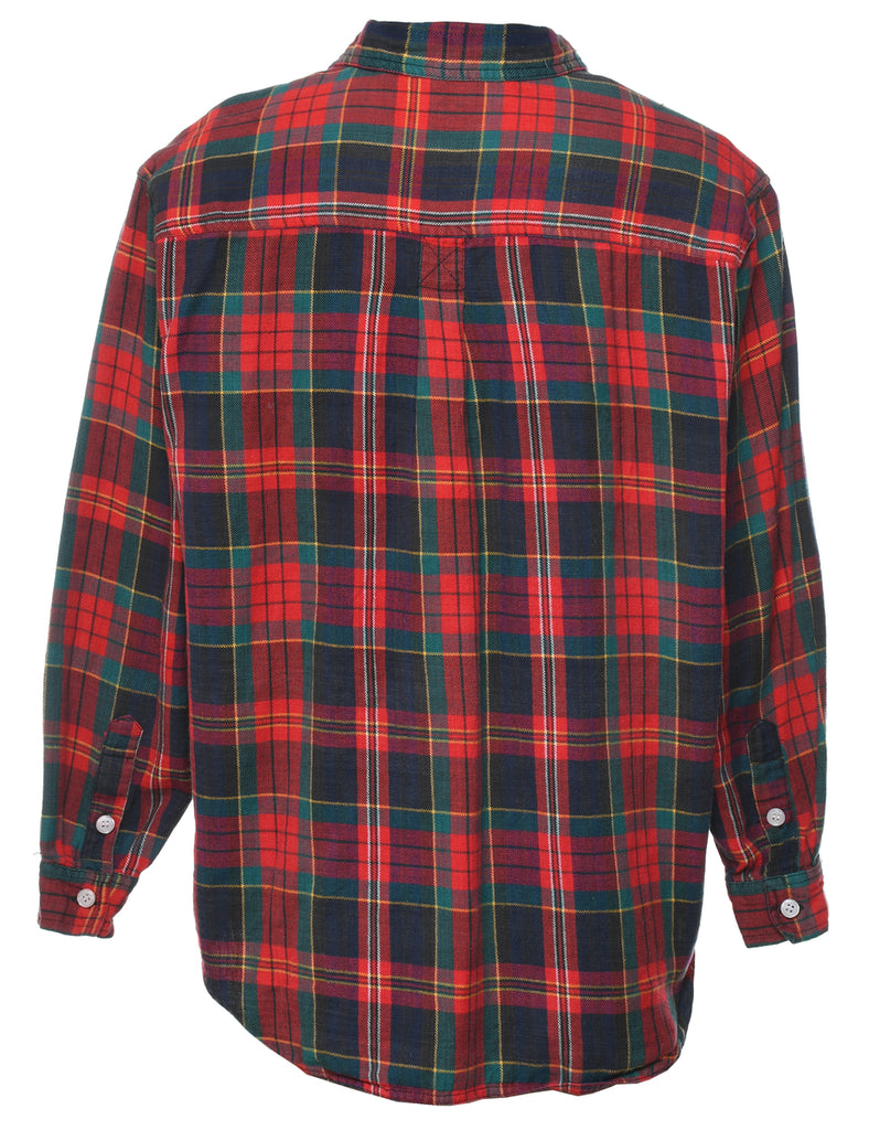 Cabin Creek 1990s Flannel Checked Shirt - M