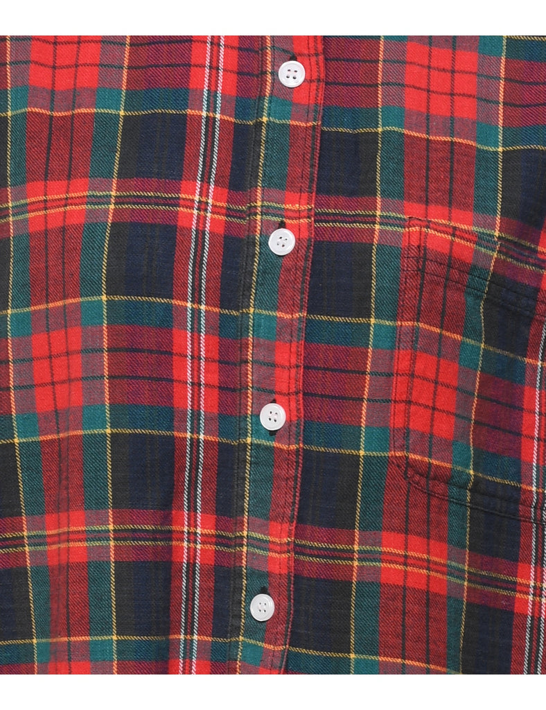 Cabin Creek 1990s Flannel Checked Shirt - M