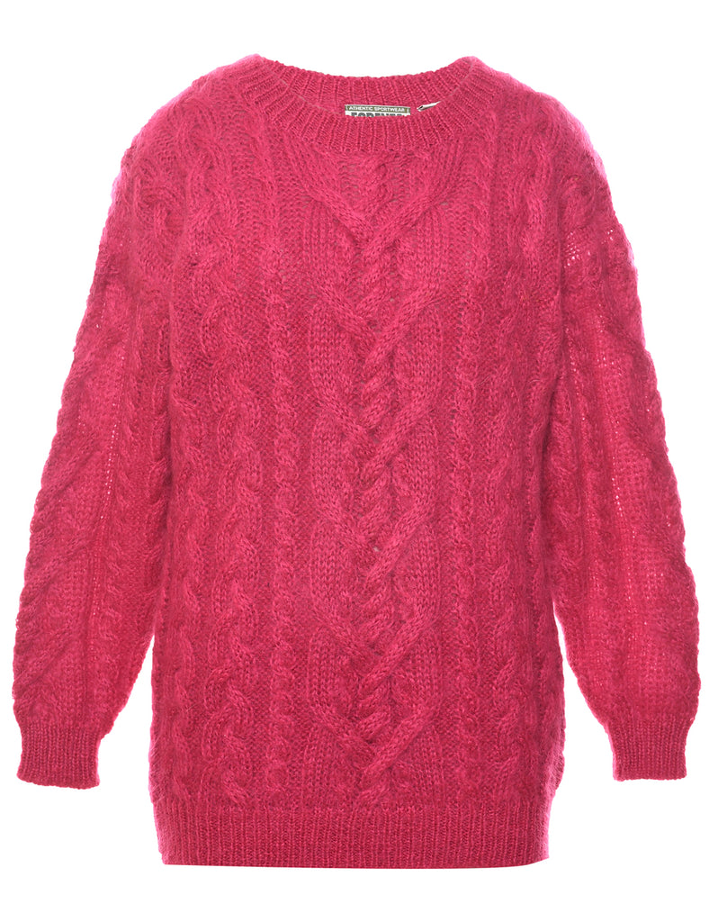 Cable Knit Jumper - S