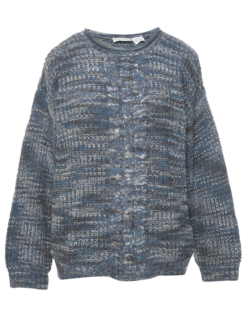 Cable Knit Jumper - L