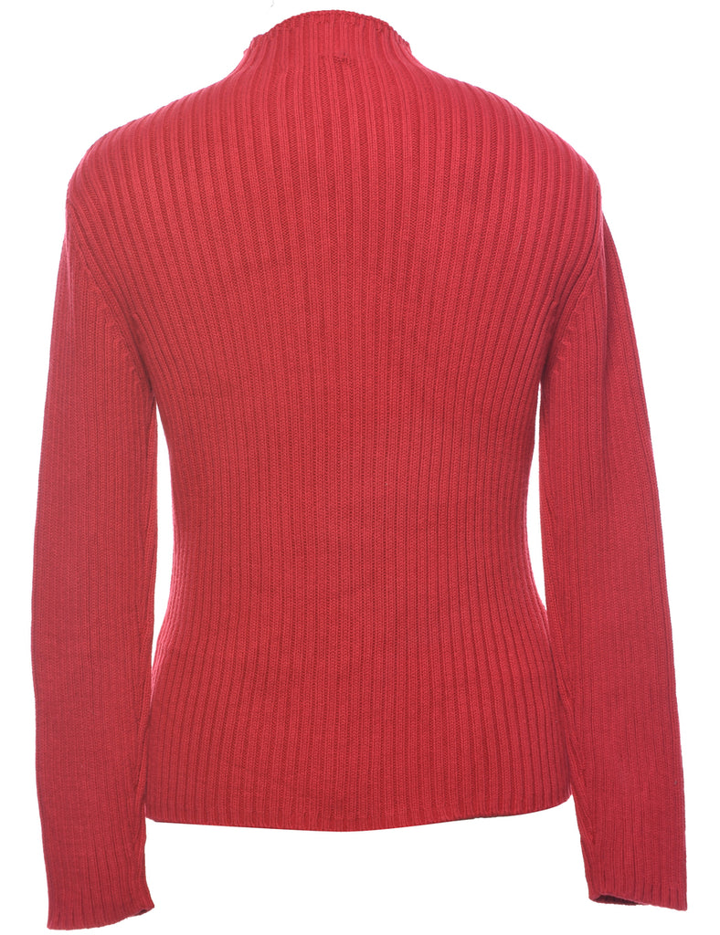 Cable Knit Jumper - M