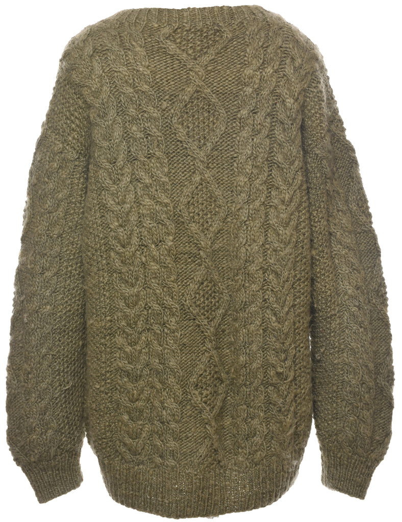 Cable Knit Jumper - XL