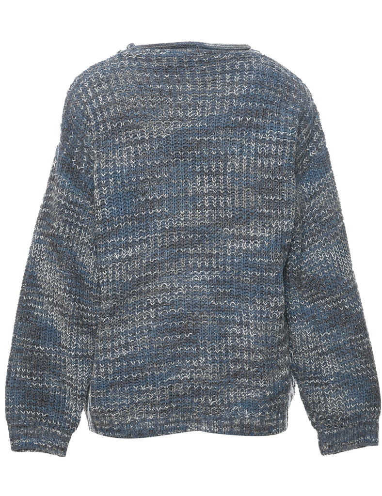 Cable Knit Jumper - L