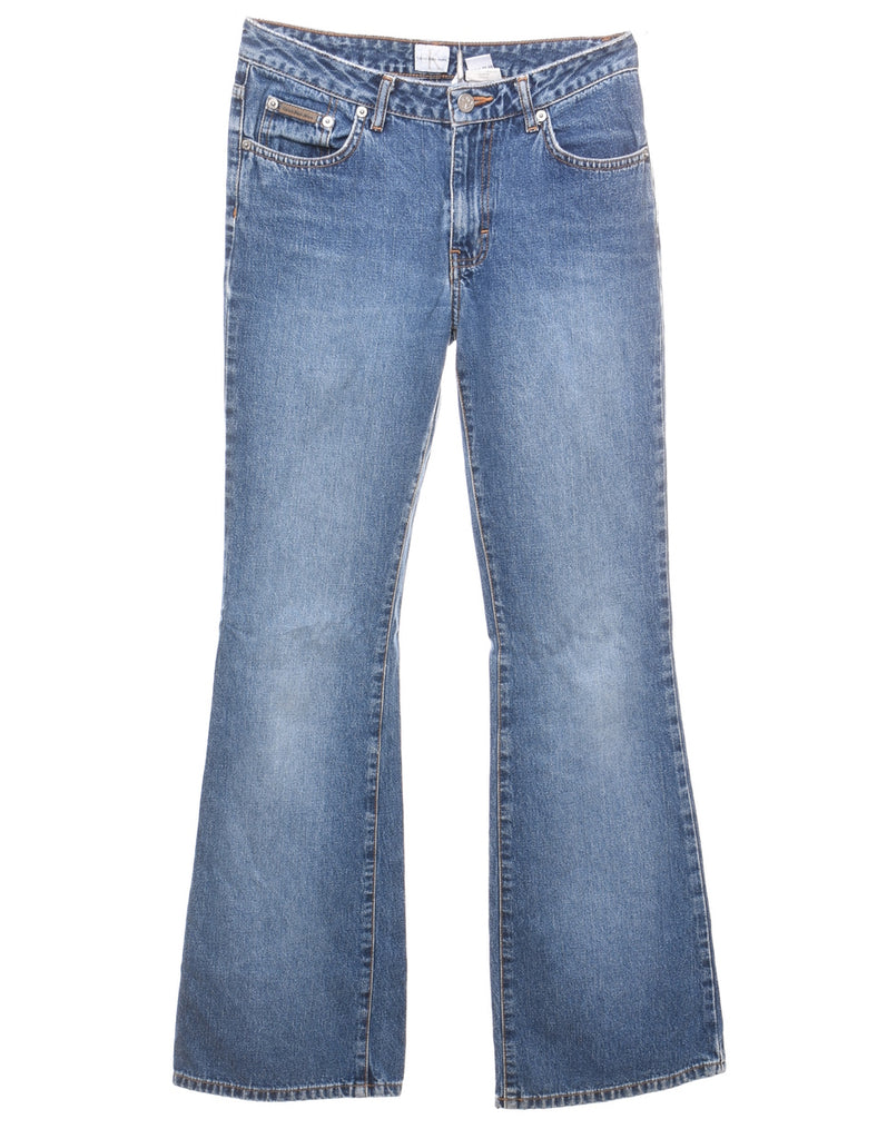 Calvin Klein Faded Wash Flared Jeans - W28 L33