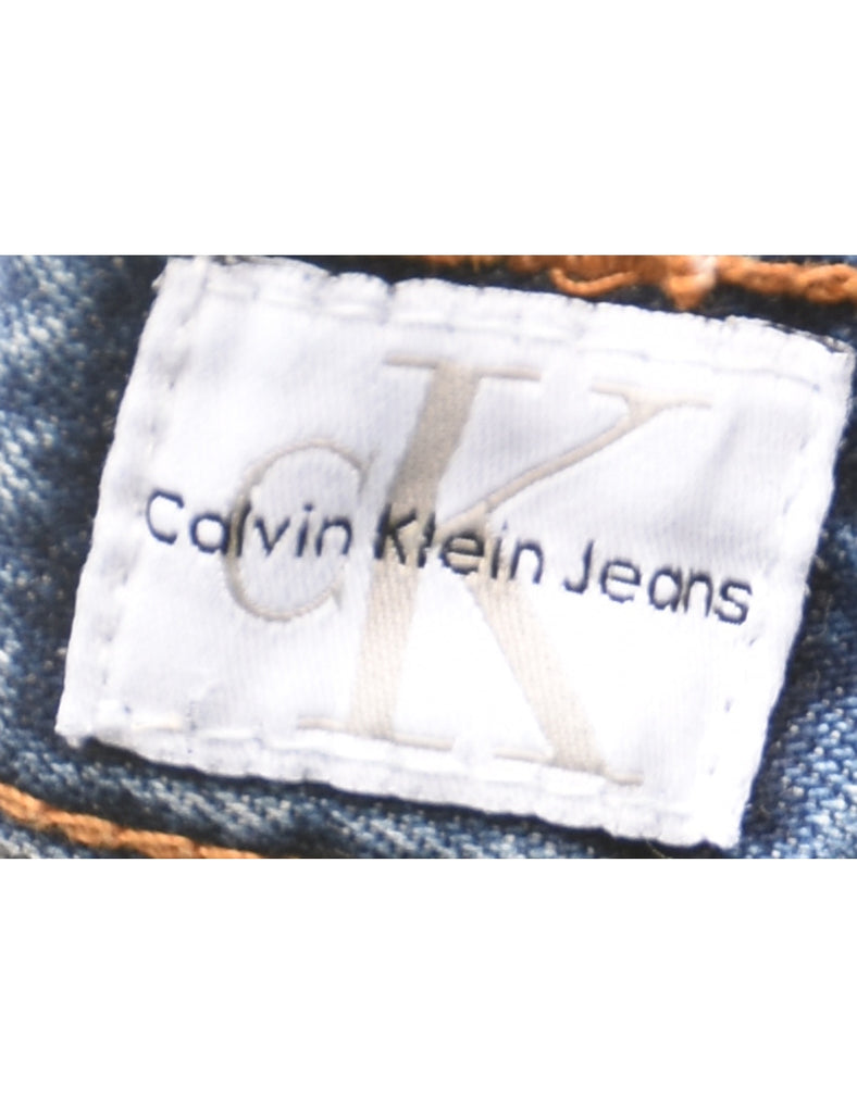 Calvin Klein Faded Wash Flared Jeans - W28 L33