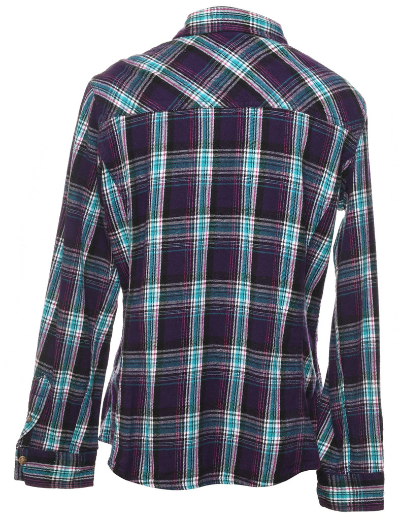 Carhartt Checked Purple Shirt - M