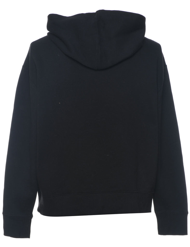 Champion Black Printed Hoodie - M