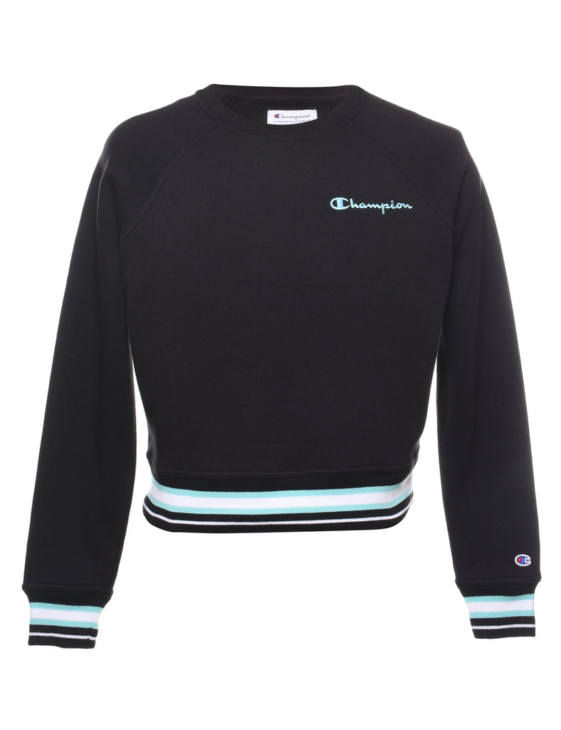 Champion Black & White Contrast Sweatshirt - S