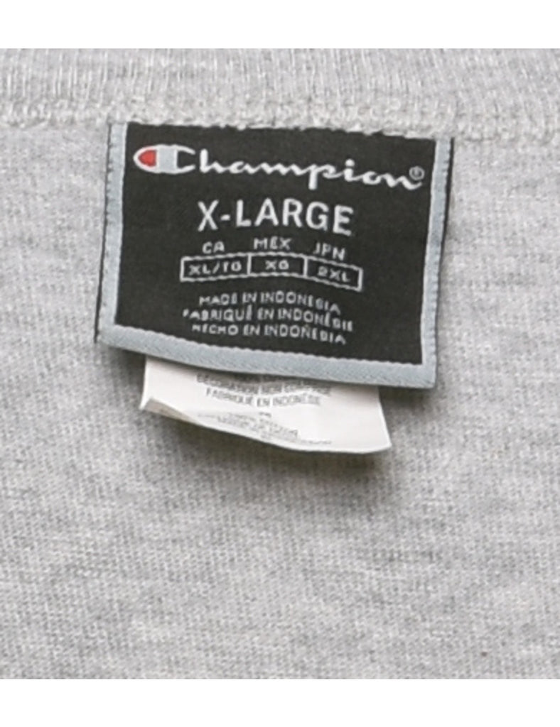 Champion Grey Printed T-shirt - XL