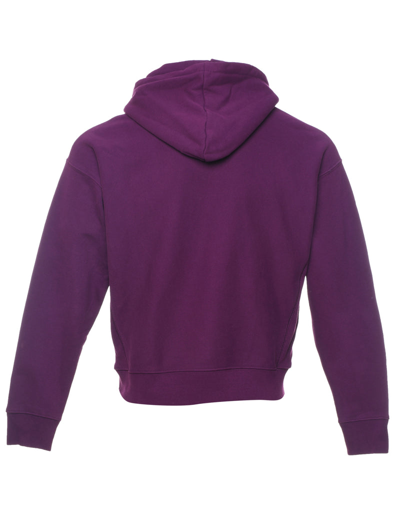 Champion Reverse Weave Purple Hoodie - L