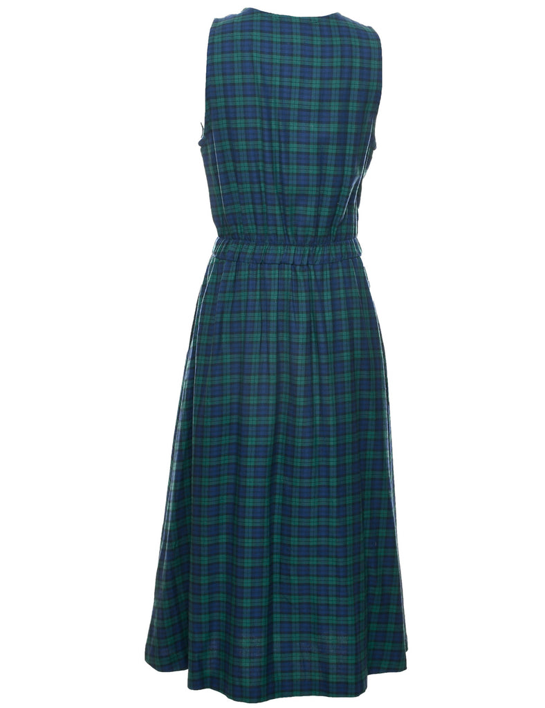 Checked Dress - M