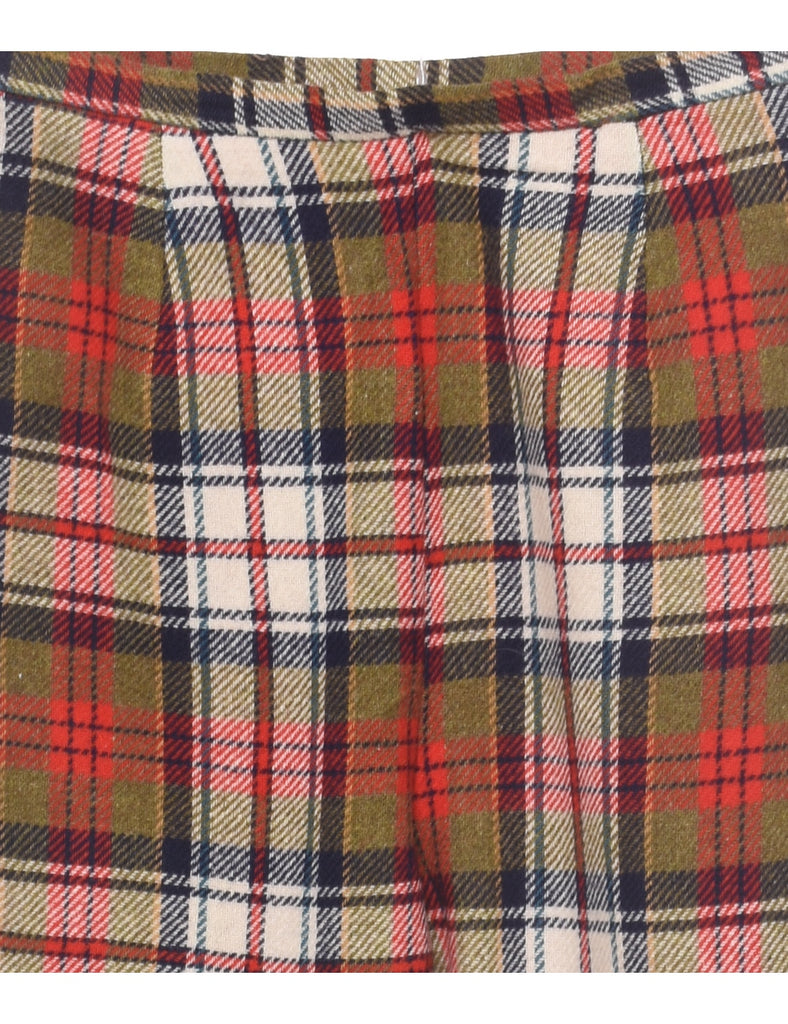 Checked Pattern Multi-Colour Trousers - W29 L26