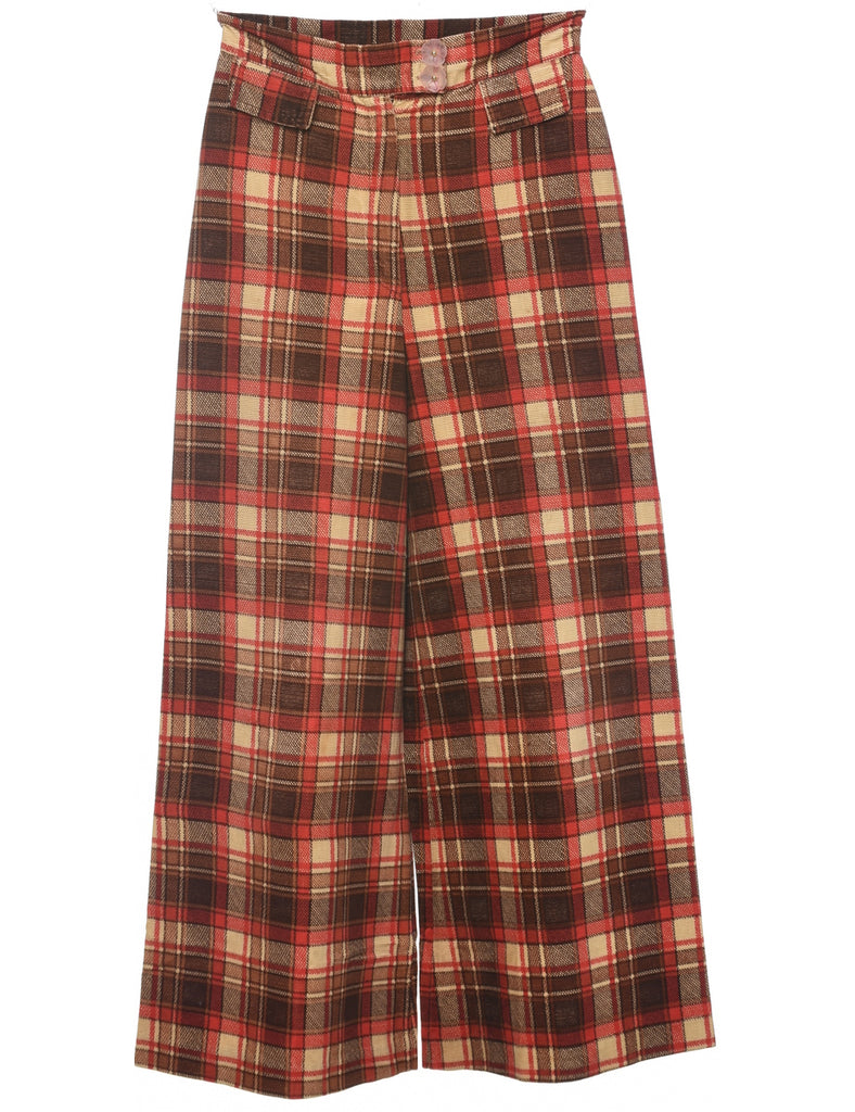 Checked Pattern Trousers - W27 L27