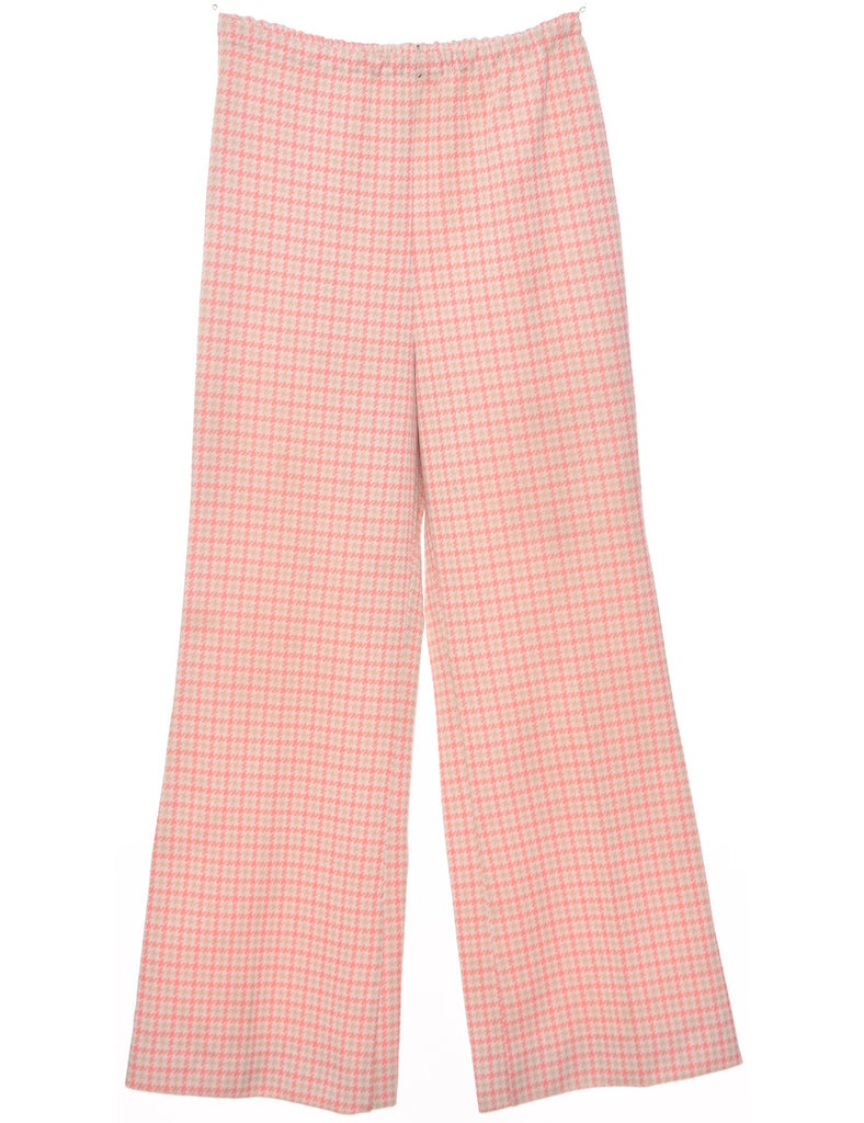 Checked Pattern Trousers - W26 L26