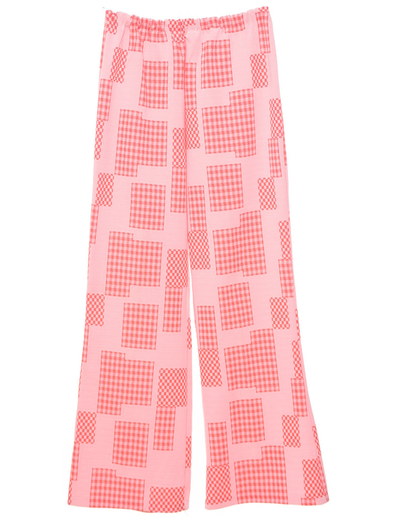 Checked Pattern Trousers - W26 L28