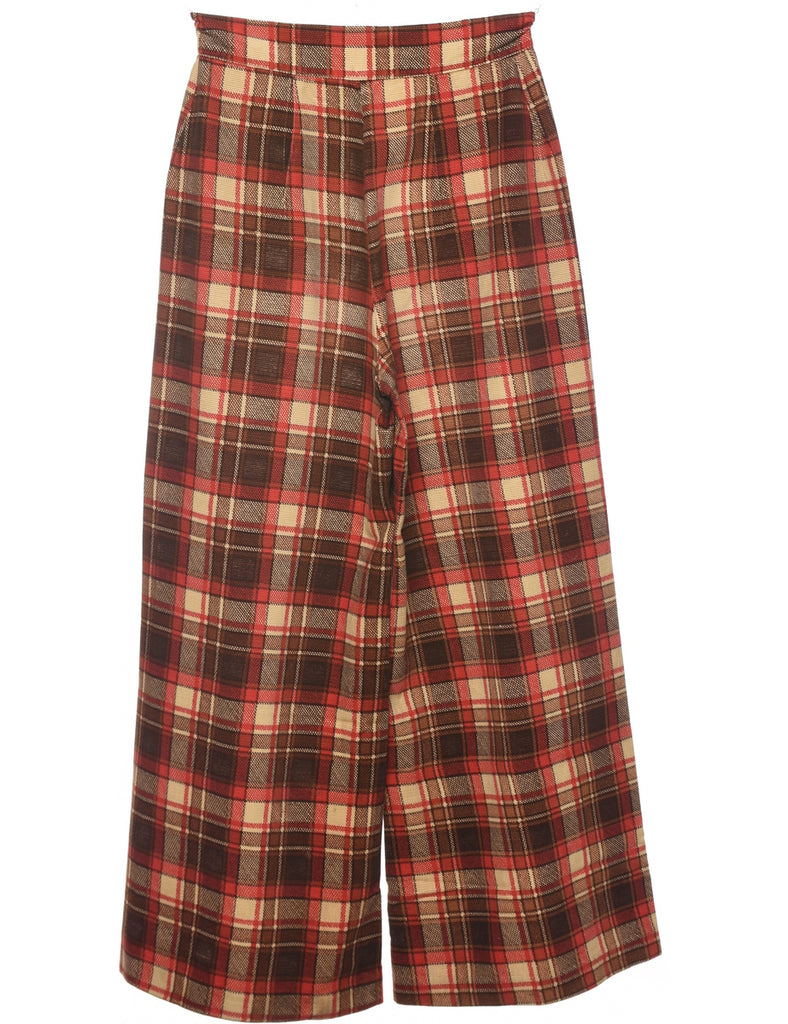 Checked Pattern Trousers - W27 L27