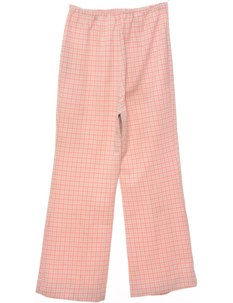 Checked Pattern Trousers - W26 L26