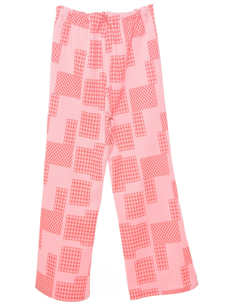 Checked Pattern Trousers - W26 L28