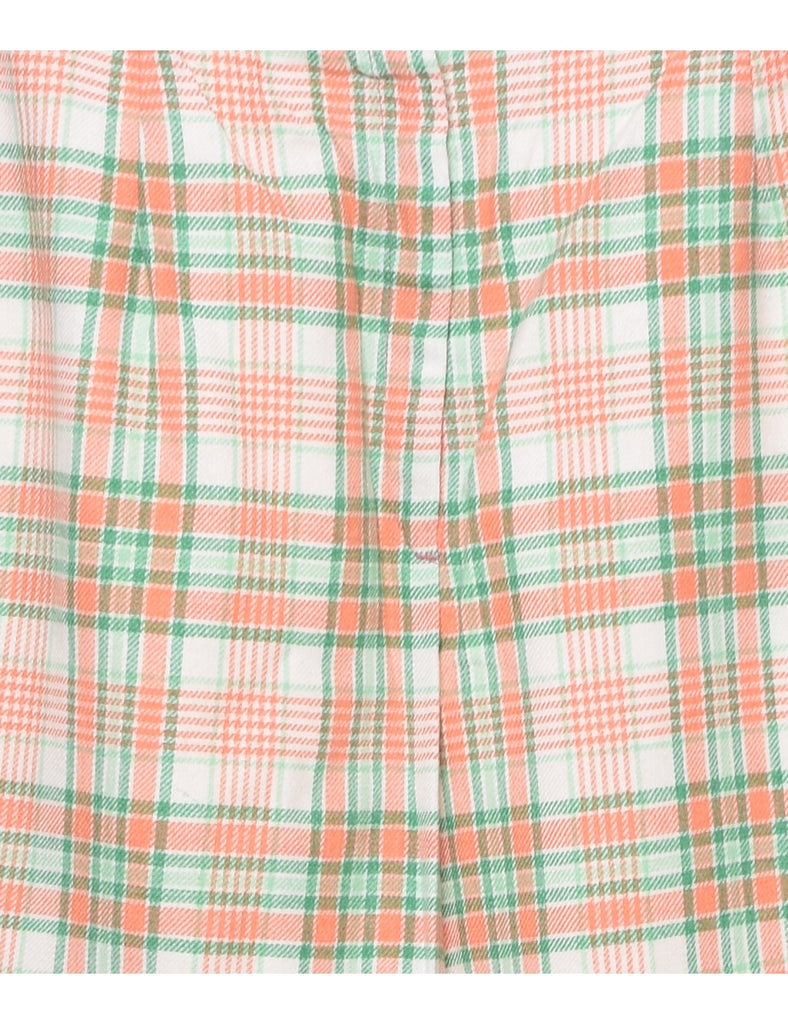 Checked Pattern Trousers - W25 L30