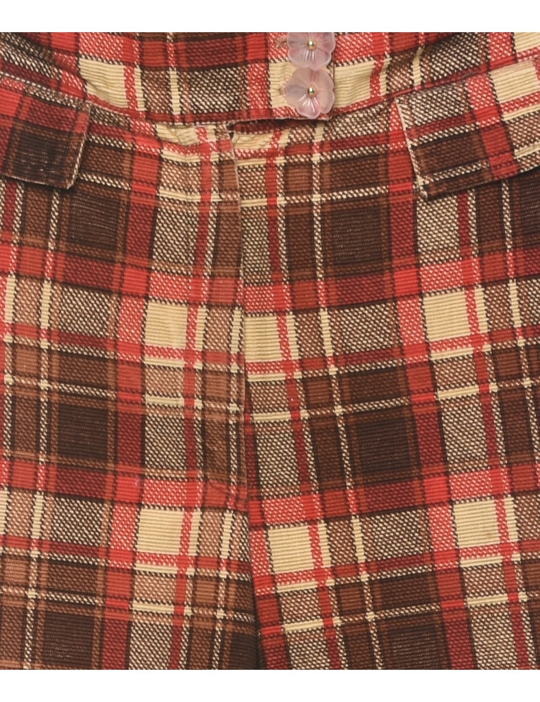 Checked Pattern Trousers - W27 L27