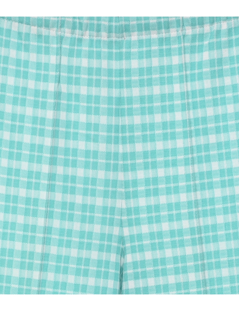 Checked Pattern Trousers - W26 L28