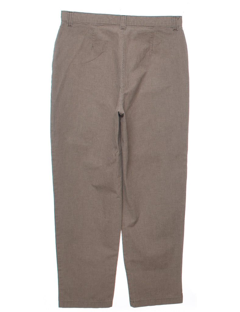 Checked Tapered Fit Trousers - W33 L29