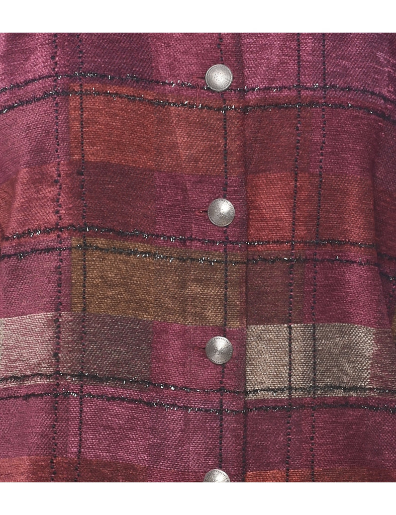 Checked Tapestry Jacket - L