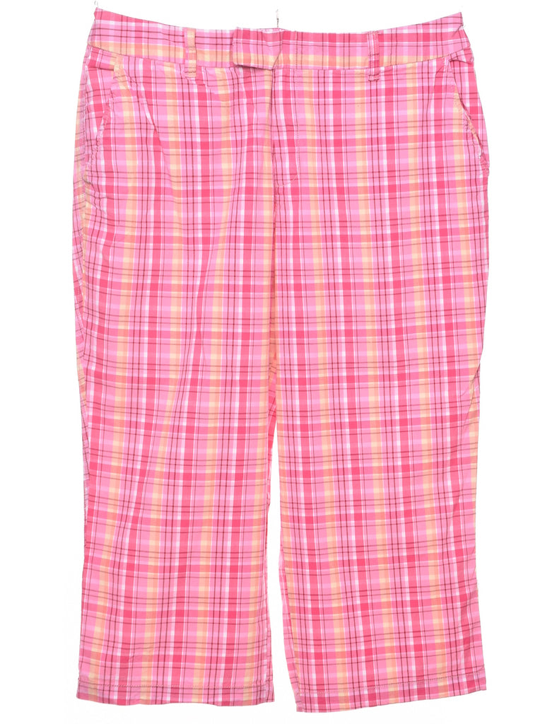 Checked Trousers - W37 L23