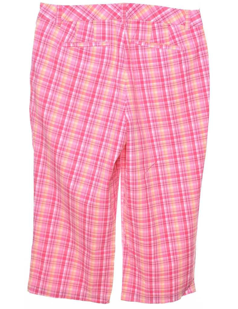 Checked Trousers - W37 L23