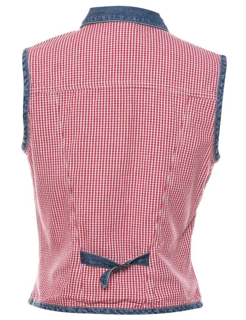 Checked Waistcoat - M