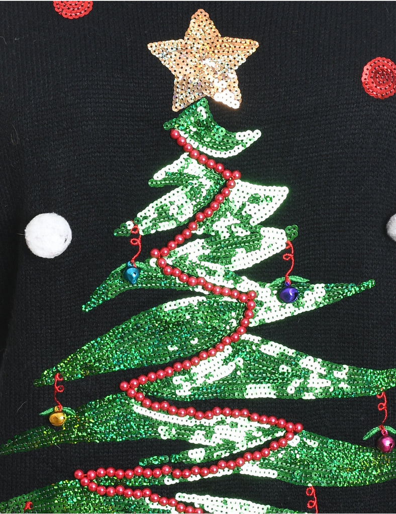 Christmas Tree Design Jumper - M