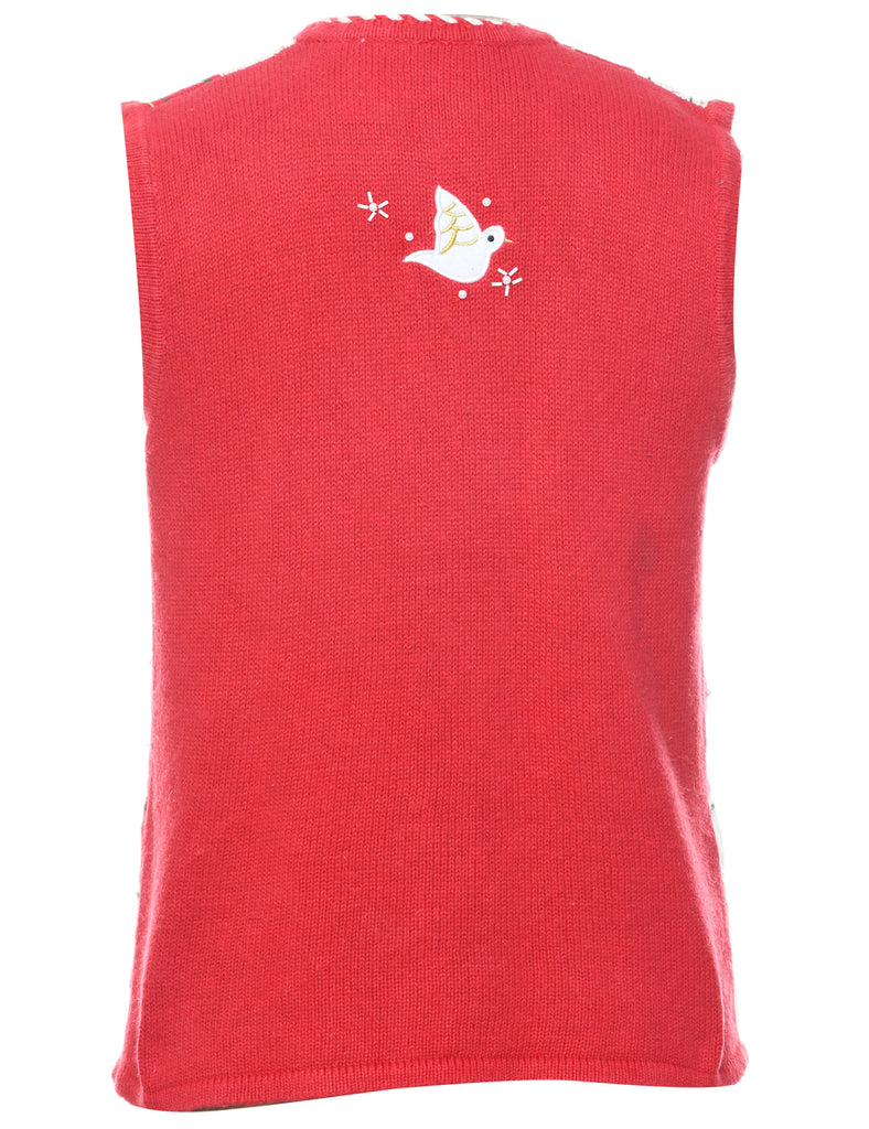 Christmas Tree Design Vest - S