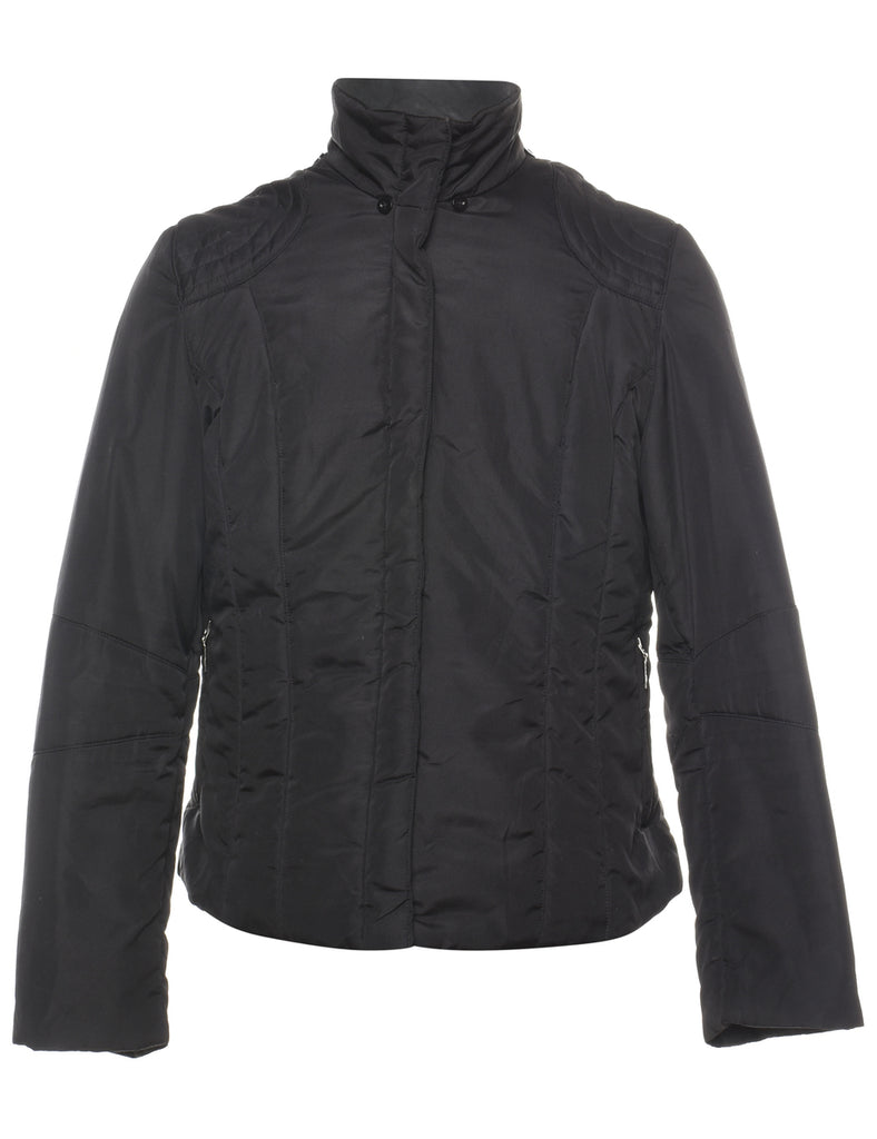 Classic Black Puffer Jacket - S