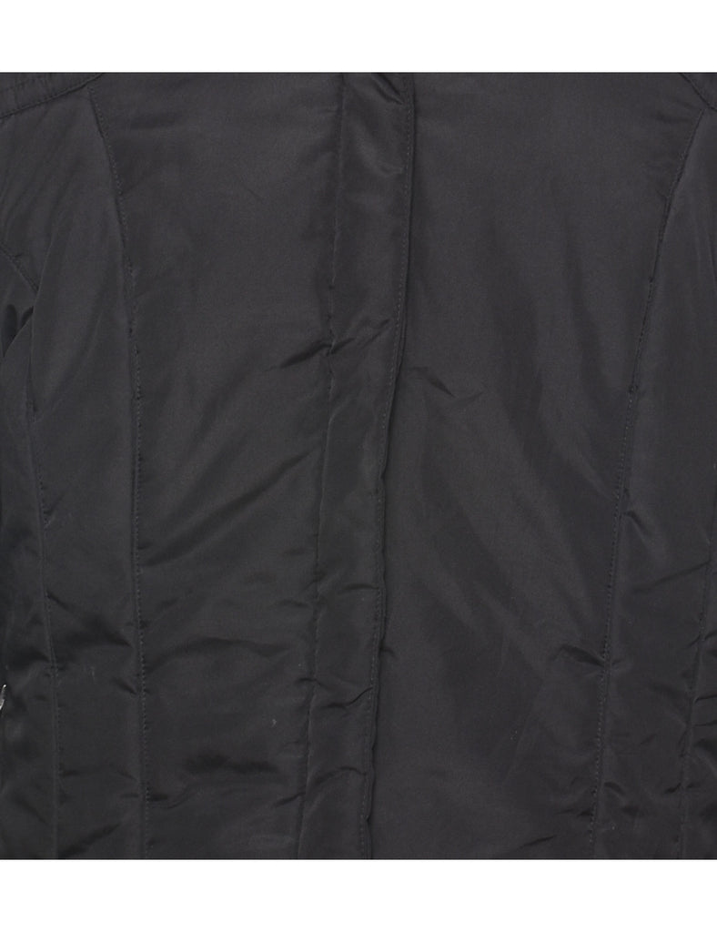 Classic Black Puffer Jacket - S