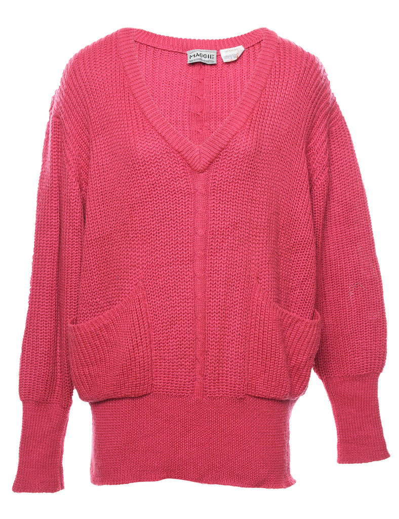 Classic Hot Pink Jumper - XL