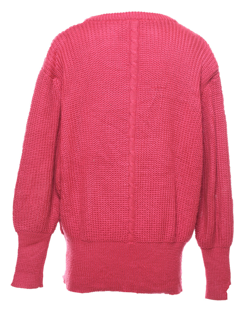 Classic Hot Pink Jumper - XL