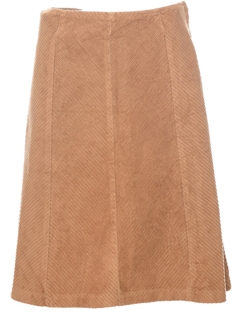 Corduroy A-line Skirt - M