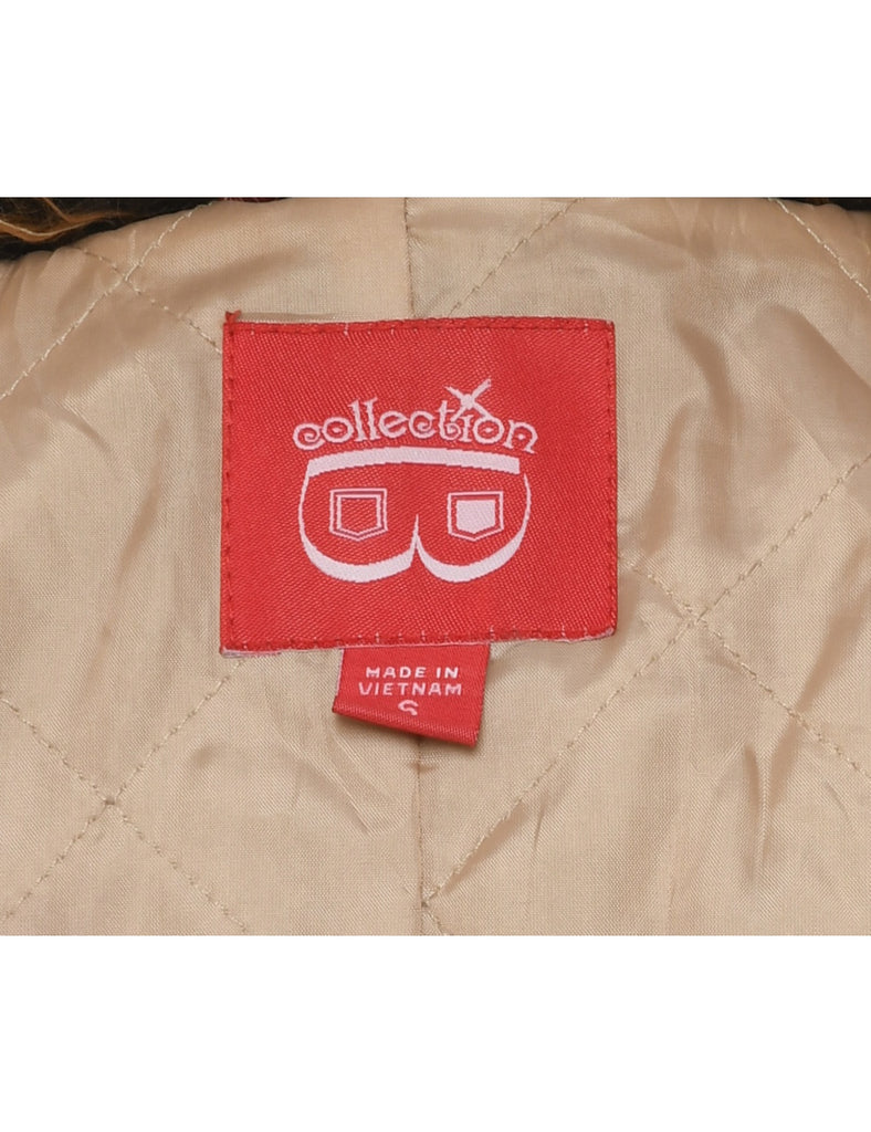 Corduroy Light Brown Coat - M