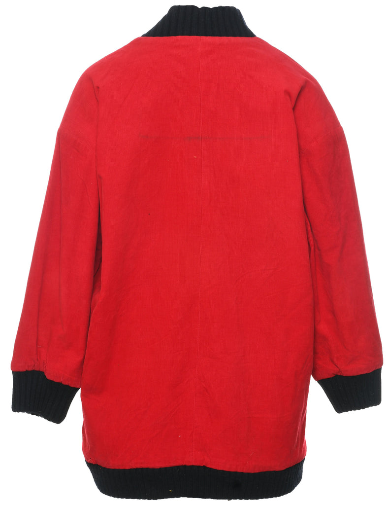 Corduroy Red Coat - L