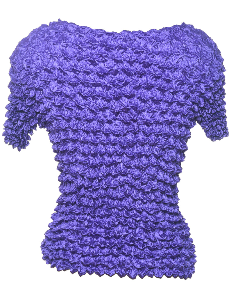 Crinkle Purple Top - S