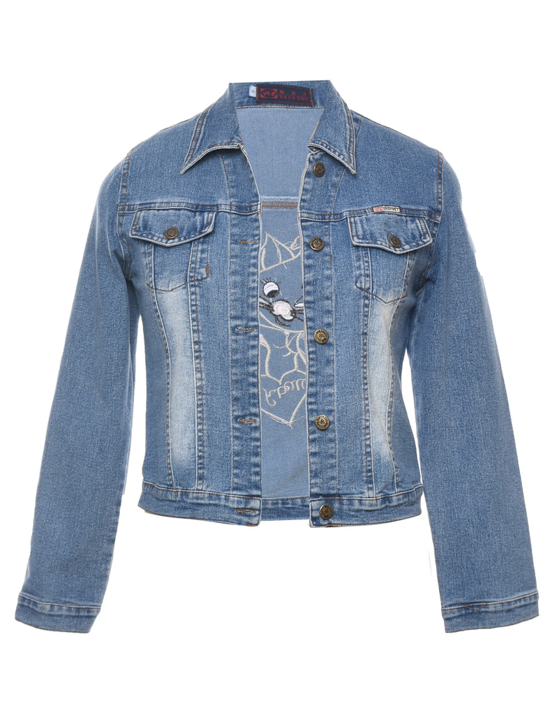 Cropped Denim Jacket - S