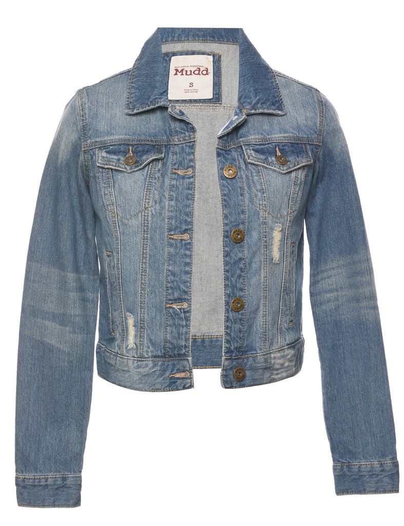 Cropped Denim Jacket - S