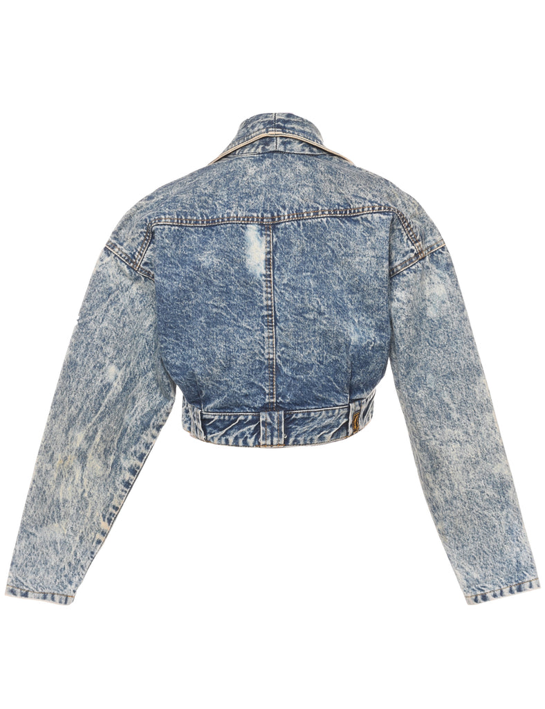 Cropped Denim Jacket - M