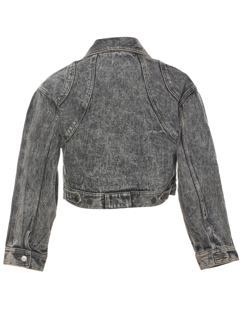 Cropped Denim Jacket - M